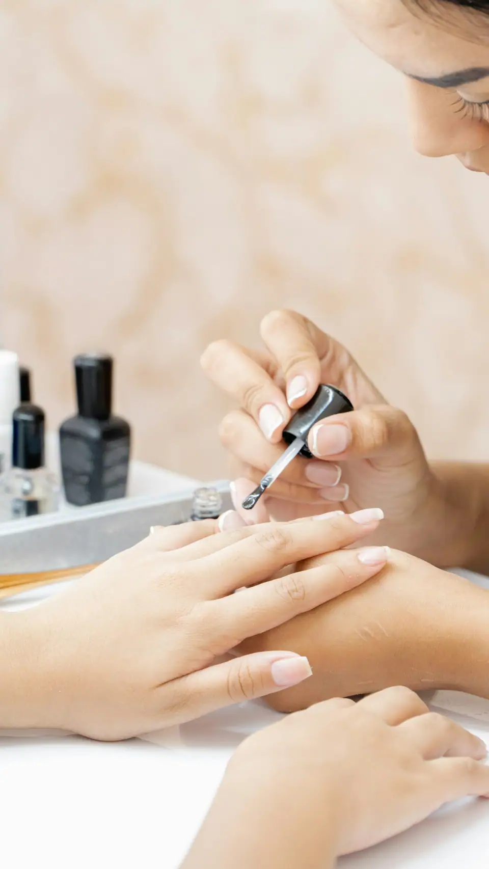 Child's manicure (stock photo)